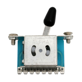 5-way Switch , 5 Weg Tonabnehmer Umschalter E-Gitarre, schwarzer Knopf